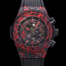 레플리카 [휴블렛] 남성용 빅뱅 유니코 풀카본 제질 오토매틱 Hub1242 타입 45mm 러버우레탄줄 스켈래톤다이얼  hub5195  