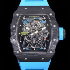 레플리카 [리차드밀레] 남성용 라파엘 나달 RM35-02 파트너십 기념 에디션!! 칼리버 RMAL1 100% 포지드 카본 케이스 스켈레톤 다이얼 오토매틱 무브먼트 RIC06793  