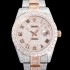 레플리카 [로렉스] 남성용 수제공정형 다이아 18K 로즈골드 튜닝 데이져스트 오토매틱 ETA 2824-2 41mm 보석다이얼 rol44623  