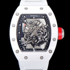 레플리카 [리차드밀레] 남성용 RM055 세라믹 제질 수동형 무브먼트 50미리 러버밴드 스켈레톤 다이얼 RIC04501  