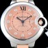 레플리카 [까르띠에] 남성용 발롱블루 드 까르띠에 W3BB0002 "33mm Size 신형 UP!! 골드 및 스틸,다이아몬드" 로즈골드 다이얼 오토매틱 무브먼트 CAR4022  