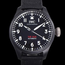 레플리카 [아이더블유씨] 남성용 파일럿 IW329801 오토매틱 43.8mm 세라믹재질 나토천/가죽줄 믹스 블랙 다이얼 iwc29049  