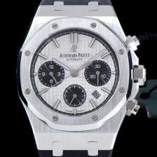레플리카 [오데마피게] 남성용 로얄오크 데일리워치 강추!! 26331ST.OO.1220ST.03 크로노그래프 화이트 와플 다이얼 신형 ETA 7750B-2 신형 레귤레이터 무브먼트 AUD0202  