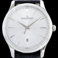레플리카 [예거르꿀뜨르] 남성용 마스터 울트라 씬 데이트 1288420 실버 다이얼 오토매틱 무브먼트 JAG0404  