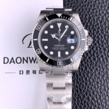 레플리카 [로렉스] 남성용 VIP 타입 최종형 서브마리너 데이트 116610LV-97200 블랙 세라믹 베젤 블랙 다이얼 3135 오토매틱 무브먼트 ROL0115  