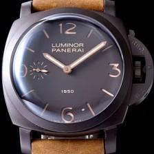 레플리카 [파네라이] 남성용 루미노르 1950 3Days 컴포짓 PAM00375 오토매틱 무브먼트 브라운 다이얼 PAN0204  