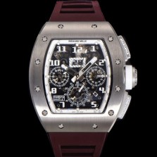 레플리카 [리차드밀레] 남성용 RM11-FM 티타늄 케이스/스텐레스 스틸 베젤 크로노그래프 50mm 오토매틱 무브먼트 스켈레톤 다이얼 ric0253  