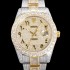 레플리카 [로렉스] 남성용 수제공정형 다이아 18K 옐루골드 튜닝 데이져스트 오토매틱 ETA 2824-2 41mm 보석다이얼 rol30462  