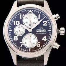 레플리카 [아이더블유씨] 남성용 파일럿 크로노 생땍쥐베리 브라운다이얼 IWC0402  