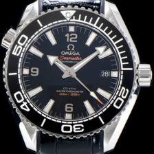 레플리카 [오메가] 남성용 뉴 신형-블랙 레더&우레탄 스트랩UP!! 씨마스터 플래닛 오션600M 코-액시얼 마스터 크로노미터 43.5MM 블랙 다이얼 오토매틱 무브먼트 OMG0112  
