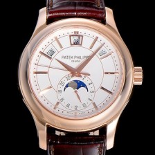레플리카 [파텍필립]남성용 애뉴얼 캘린더 Ref 5205G 칼리버 324 S C 오토매틱 스페셜모델 그레이다이얼 JAG54616  