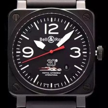 레플리카 [벨엔로즈] 남성용 인스트루먼트 03 오토메틱 블랙 다이얼 오토매틱 무브먼트 BEL4201  