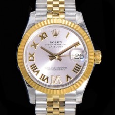 레플리카 [로렉스] 여성용 2021신상 데이져스트 오토매틱 ETA-2688 31mm 18K옐루골드 메탈줄 실버 다이얼 rol31507  