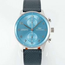 레플리카 [아이더블유씨] 남성용 신상품 포르투기즈 IW371626 크로노그래프 41mm 오토매틱 Cal.69355 타입 아이스 블루 다이얼 iwc4116  
