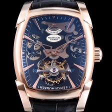 레플리카 [파르미지아니] 남성용 칼파 신형 그랜드 투어빌론 시리즈 18k 로즈골드 블랙 스켈레톤 다이얼 아시안 투어빌론 탑재 PAR4221  