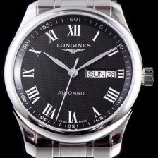 레플리카 [론진] 남성용 마스터 컬렉션 L2.755.4.51.6 LG사 데이트블랙 발리콘 다이얼 브레이슬릿 오토메틱 무브먼트 LON0410  