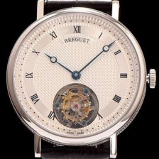 레플리카 [브레게] 남성용 클래식 화이트 다이얼 투어빌론 무브먼트 BRG4202  