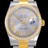 레플리카 [로렉스]남성용 데이져스트 오토매틱 36미리 18K 옐루골드 보석/큐빅 실버다이얼 3235무브 ROL26973  