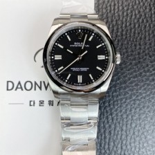 레플리카 [로렉스] 남성용 오이스터 퍼페추얼 m126000 오토매틱 칼리버 3230타입 36미리 메탈시계 블랙 다이얼 rol5616  