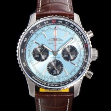 레플리카 [브라이틀링] 남성용 네비타이머 AB0138241C1P1 크로노그래프 ETA7750-2 타입 오토매틱 43mm 가죽줄 블루 다이얼 bre5995  