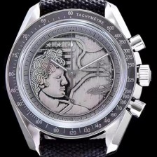 레플리카 [오메가] 남성용 스피드마스터 그레이 다이얼 핸드 와인딩 무브먼트 OMG0010  