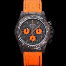 레플리카 [로렉스] 남성용 데이토나 DIW 포지드카본 커스텀 40미리 크로노그래프 오토매틱 Cal.4130 무브먼트 블랙 다이얼 ROL79679  