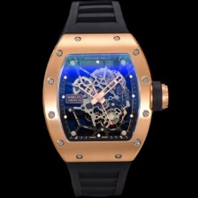 레플리카 [리차드밀러] 남성용 RM035 라파엘 나달 수동/기계식 18K로즈골드 48mm 러버줄 블랙 스켈레톤 다이얼  ric0223  