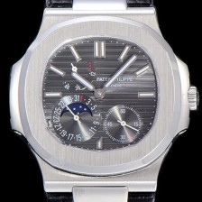 레플리카 [파텍필립]남성용 노틸러스 오토매틱 스틸 40미리 그레이다이얼 PAT86489  