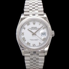 레플리카 [로렉스] 남성용 904L스틸!! 신형 데이저스트 36mm II m126234-0025 오토매틱 Cal.3235 무브먼트 로마인덱스 화이트 다이얼 rol5385  