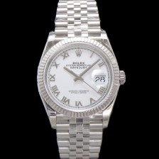 레플리카 [로렉스] 남성용 904L스틸!! 신형 데이저스트 36mm II m126234-0025 오토매틱 Cal.3235 무브먼트 로마인덱스 화이트 다이얼 rol5385  