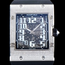 레플리카 [리차드밀레] 남성용 최신버전 리차드밀 RM016 다이아몬드 엑스트라 플랫!! 수공 맞물림 형식의 쥬얼세팅 스켈레톤 다이얼 오토매틱 무브먼트 RIC0201  