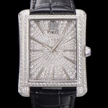 레플리카 [피아제] 남성용 블랙티 오토매틱 ETA2824-2 타입 32mm 풀 다이아몬드 보석다이얼  pia8684  