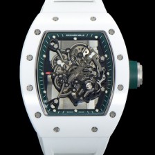 레플리카 [리차드밀레] 남성용 RM055 세라믹 제질 수동형 무브먼트 50미리 러버밴드 스켈레톤 다이얼 RIC00455  