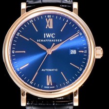 레플리카 [아이더블유씨]남성용 포르투피노 40미리 IW356522 금장 오토매틱 무브먼트 블루다이얼 IWC64105  