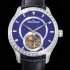 레플리카 [예거르쿨트르] 남성용 마스터 그랑 Q1663406 보석/다이아 셋팅 43mm 투어빌론 무브먼트 가죽줄 블루 다이얼 JAG45221  