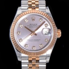 레플리카 [로렉스] 여성용 2021신상 데이져스트 오토매틱 ETA-2688 31mm 18K로즈골드 메탈줄 실버 다이얼 rol41308  