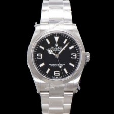 레플리카 [로렉스] 남성용 New 신형 익스플로러 m124270-0001 오이스터 스틸 36mm 오토매틱 Cal.3230 무브먼트 블랙 다이얼 rol5305  