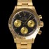레플리카 [로렉스] 남성용1965년 모델 클래식  코스모그래프 데이토나  Ref.6239 수동감기/기계식 37mm 18K옐루골드 스크류 다운 푸셔 메탈줄 블랙다이얼 rol5391  