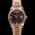 레플리카 [로렉스] 남성용 New 데이데이트 m128235-0041 무게173g 18K 로즈골드 프레지던트 36mm 오토매틱 Cal.2836-2 타입 아이젠키젤 다이얼 rol5405  