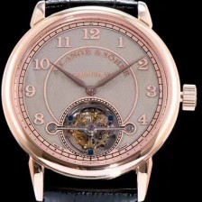 레플리카 [아랑게운트죄네] 남성용 Handwerkskunst 그레이 다이얼 투어빌론 무브먼트 LAN4200  