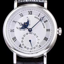 레플리카 [브레게] 남성용 클레식 워치 문페이즈 실버 텍스쳐 다이얼 오토매틱 무브먼트 BRG4213  