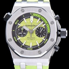 레플리카 [오데마피게] 남성용 로얄오크 오프쇼어 크로노그래프 그린 다이얼 오토매틱 무브먼트 AUD0451  