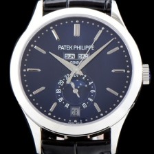 레플리카 [파텍필립] 남성용 신형!!컴플리케이션 5396R-014 에뉴얼 캘린더 데이-데이트 문페이즈 네이비 다이얼 Cal.324 S C 오토매틱 무브먼트 PAT0042  