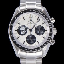 레플리카 [오메가] 남성용 스피더마스터 기념시리즈 실버 스누피 어워드 수동기계식 42mm 메탈줄 화이트다이얼   omg06318  