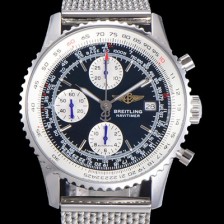 레플리카 [브라이틀링] 남성용 네비타이머 1 크로노그래프 오토매틱 A7750타입 41미리 메탈시계 블랙다이얼 BRE75667  