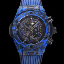 레플리카 [휴블렛] 남성용 빅뱅 유니코 풀카본 제질 오토매틱 Hub1242 타입 45mm 러버우레탄줄 스켈래톤다이얼  hub3159  