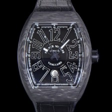 레플리카 [프랭크뮬러] 남성용 V 45 SC DT 뱅가드 2824 므브먼트 오토매틱 44미리 카본 케이스 러버밴드 블랙다이얼 FRA71140  