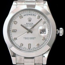 레플리카 [로렉스] 남성용 데이데이트 2 실버 다이얼 ROL0100  