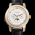 레플리카 [파텍필립] 남성용 Ref.5073P 그랜드 컴플리케이션 문페이즈 오토매틱 18K 옐루골드/다이아몬드셋팅 42mm 가죽줄 화이트다이얼 pat1319  