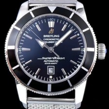 레플리카 [브라이틀링] 남성용 슈퍼오션 헤리티지 45 블랙다이얼 BRE0420  